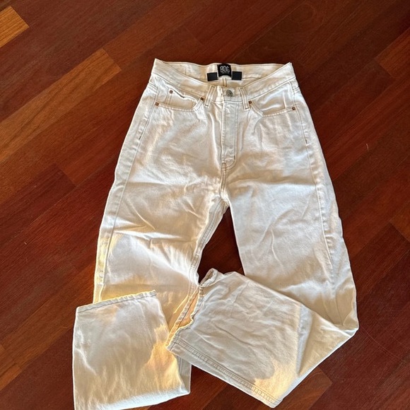 BDG White Straight Men's Jeans - Picture 1 of 3
